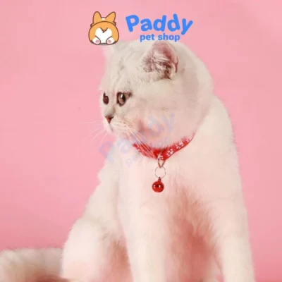 Vòng Cổ Chó Mèo Có Chuông Dày 1cm