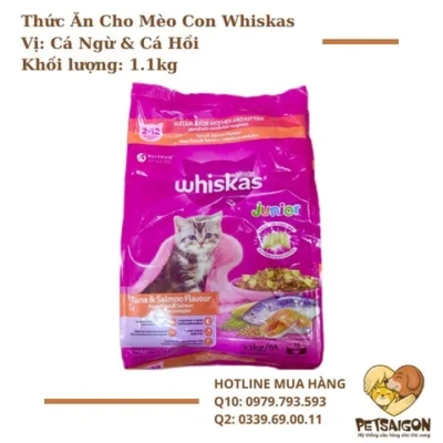 Thức Ăn Hạt Whiskas Cho Mèo